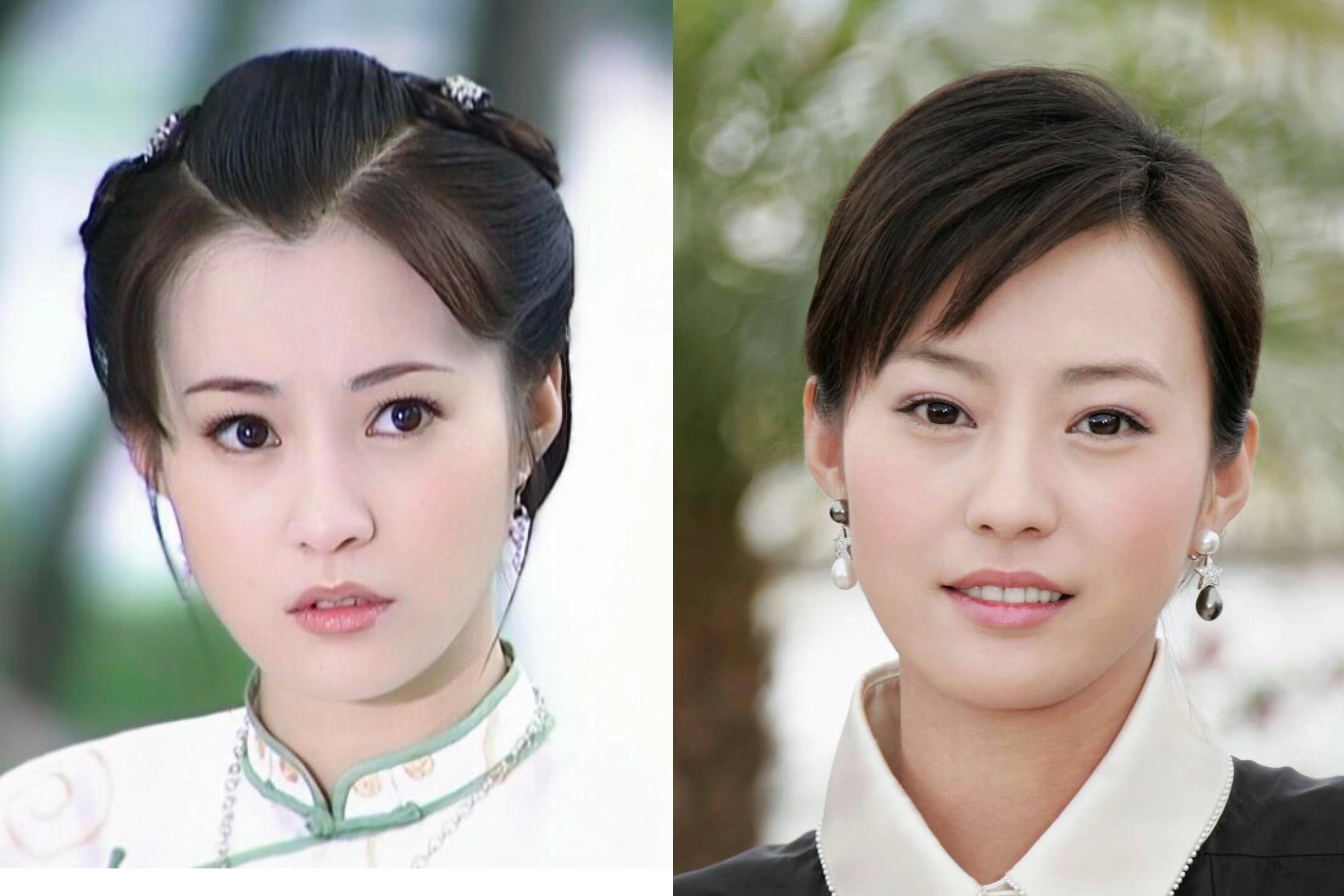 上帝到底给郝蕾关了哪扇窗。

五官精致，年轻时候的美貌非常惊艳。
身材比例很好。