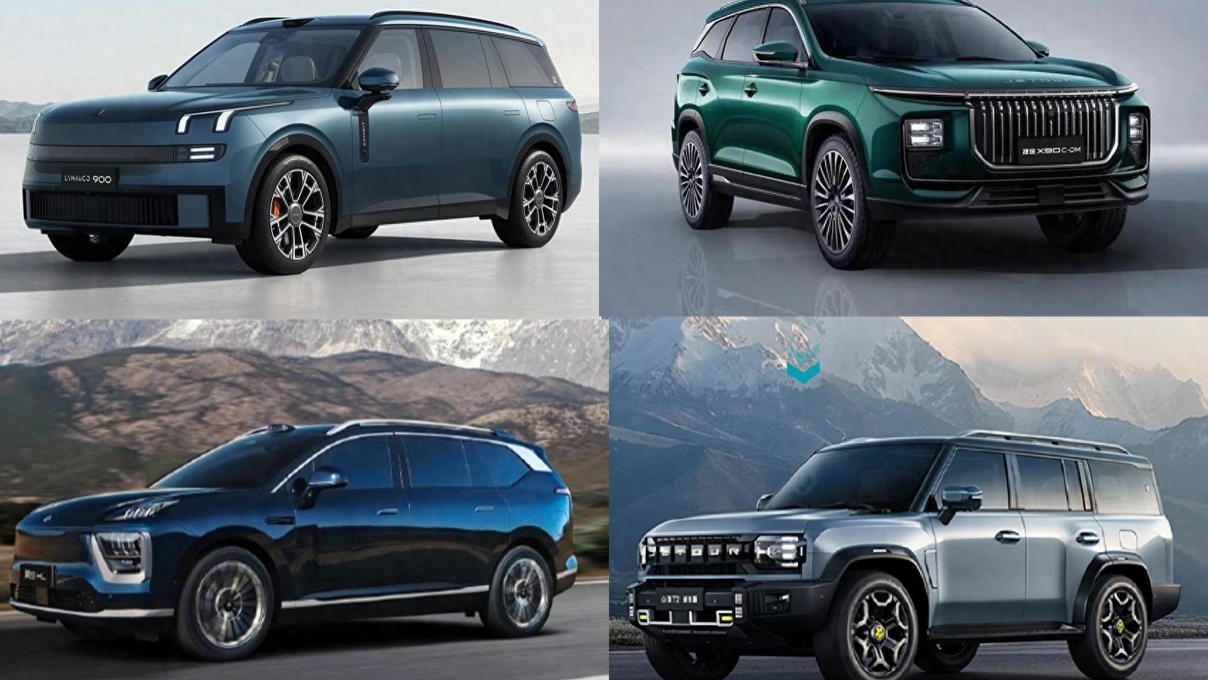 最新上市的  10  款 6/7 座SUV