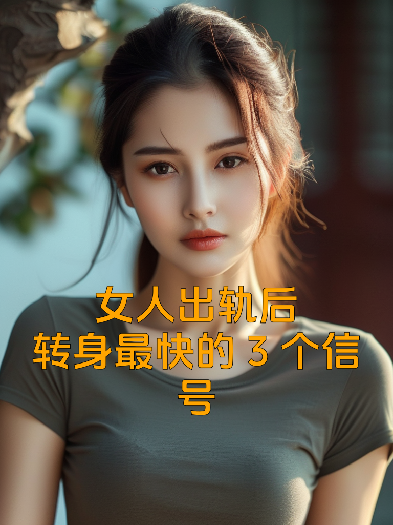 女人出轨后，转身最快的3个信号
