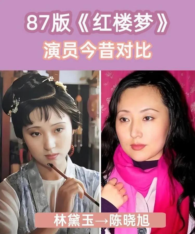 看了87版红楼梦，24位女神今昔对比，才知道岁月无情和不整容的重要性。（上）