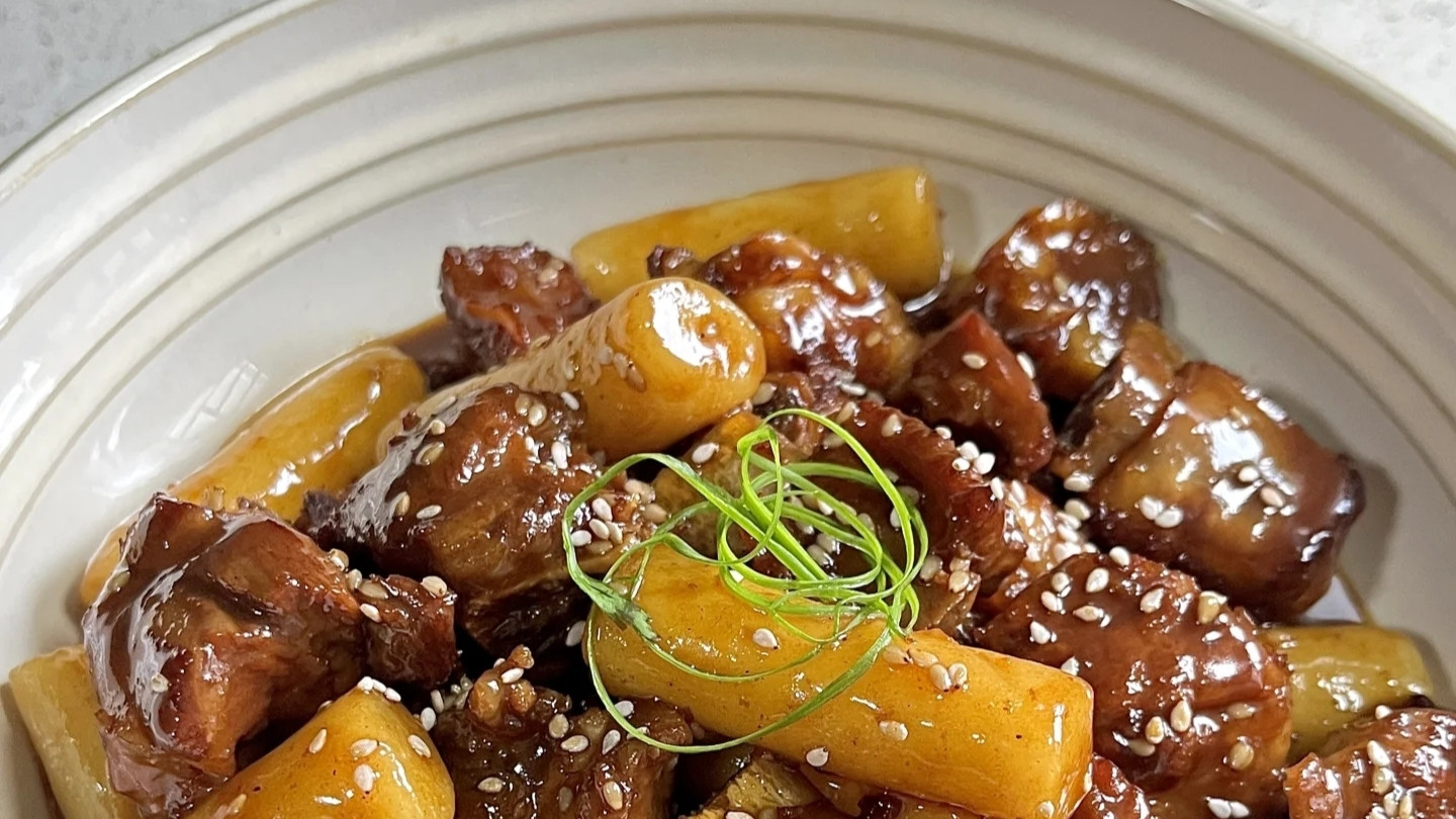 排骨年糕：甜辣党必冲！这味道是来报恩的吧。