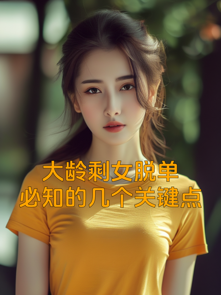 大龄剩女脱单：必知的几个关键点
