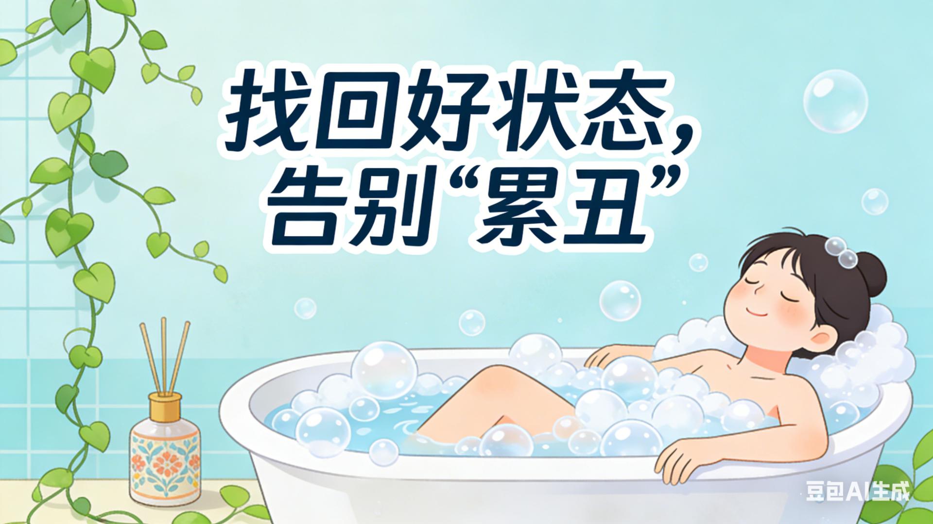 找回好状态！氢气泡浴帮你告别 “累丑”