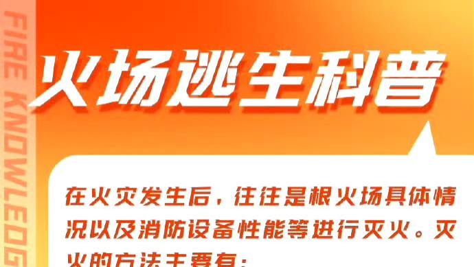 【火灾现场，该如何逃生？】