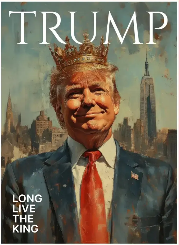 特朗普发帖高呼“国王万岁”，这国王究竟是何许人也？

谜底迅速揭晓，白宫官宣紧随