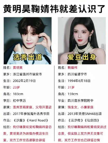 黄明昊看到热搜想打电话给鞠婧祎 ，发现根本没电话