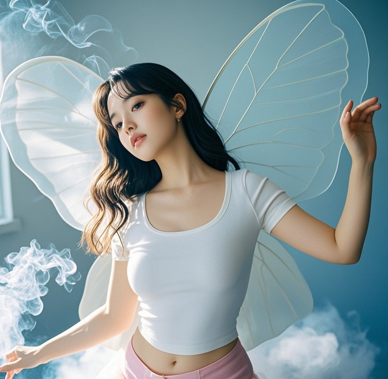 氧气美眉衣绷现原形 朦胧构图更添神秘诱惑力