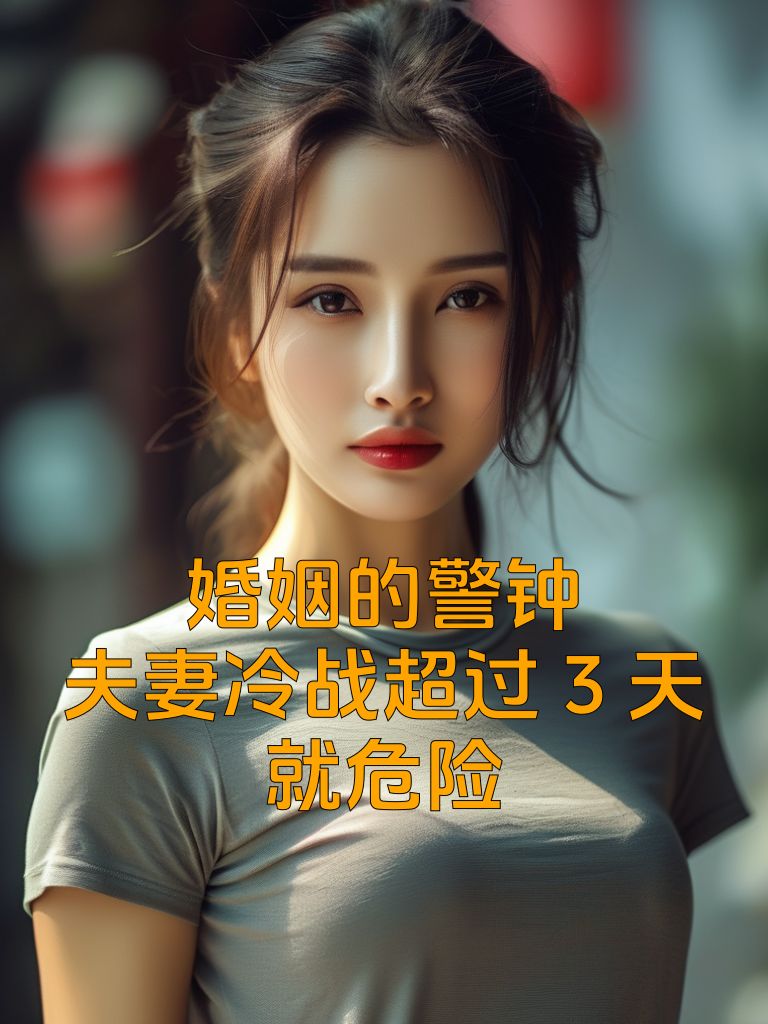 婚姻的警钟：夫妻冷战超过3天就危险