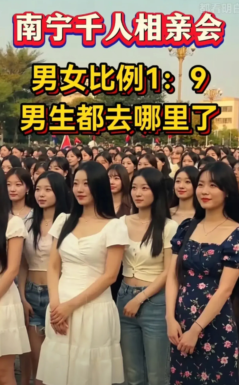 这难道不是自作自受吗？！
相亲大会没几个男人去，这几年已经成了普遍现象，南宁的相