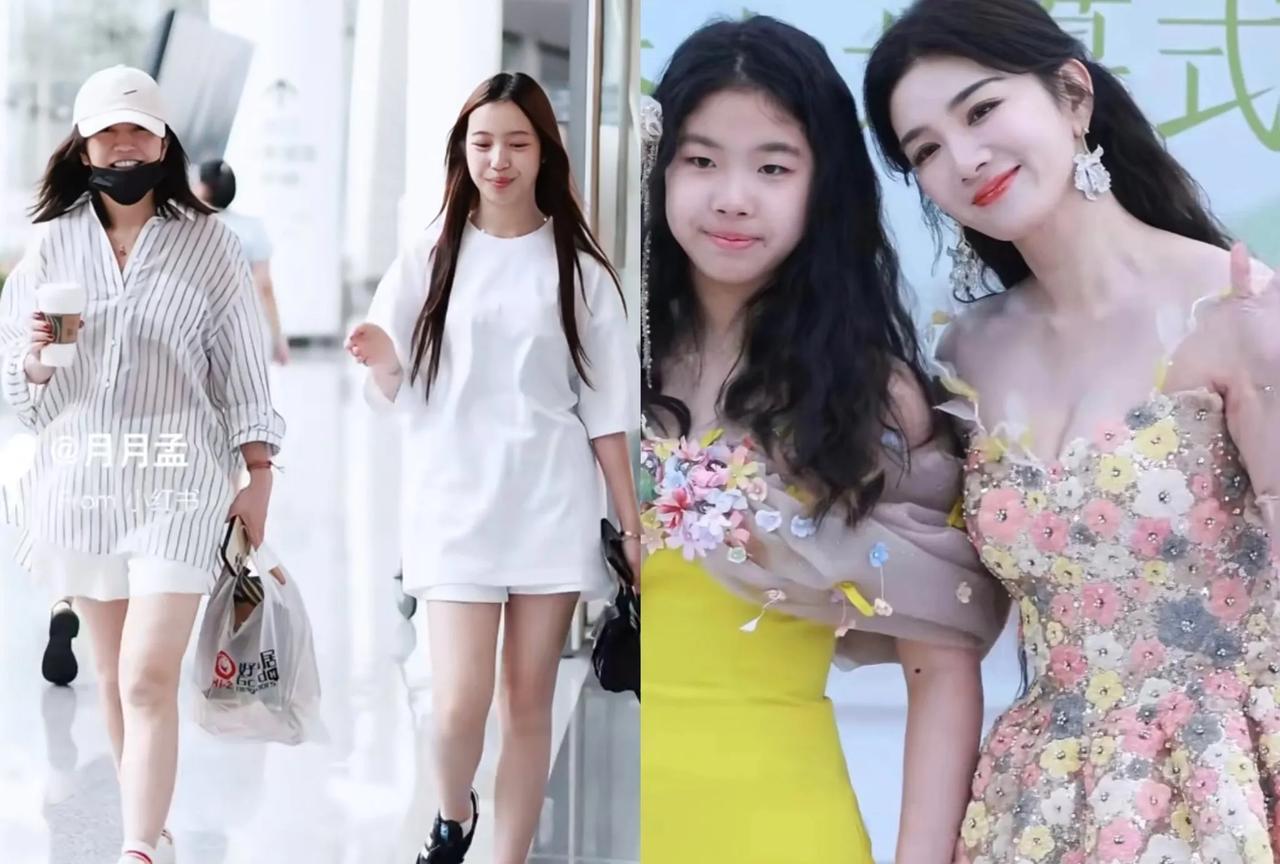 同样是星二代，小四月与黄奕女儿比，要聪明许多。
黄奕女儿对自己还是不自知的，她以