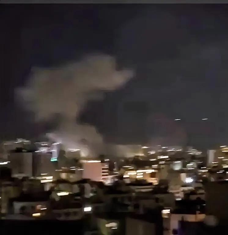 以色列开始对伊朗核设施进行空袭，从现场画面看，并没有看到以色列的战机，以色列空军