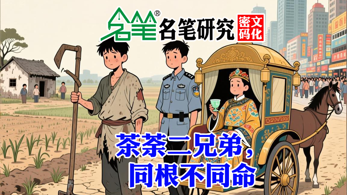 【原创】茶荼二兄弟，同根不同命【名笔研究-文化密码】