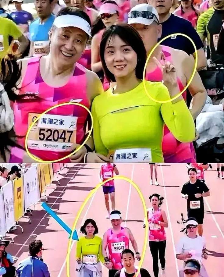 神仙父女跑马拉松！

 无锡马拉松，看见个超元气的女生！身材好，笑得甜，还比了个