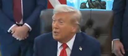 【当被问及普京总统为何不想与泽连斯基总统会面时，特朗普给出了一个非常直截了当、且