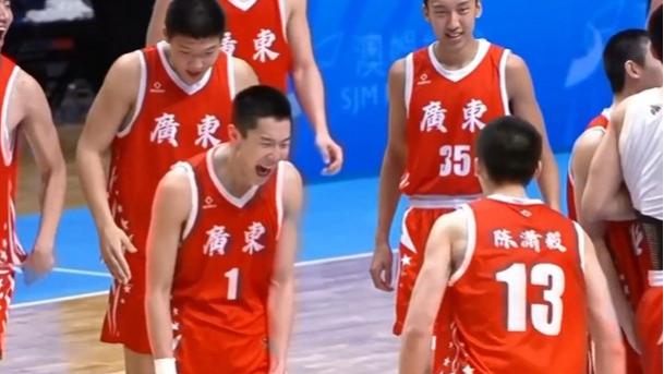 U18男篮广东夺金，山东小将泪洒当场，广东篮球已拿下三枚金牌！