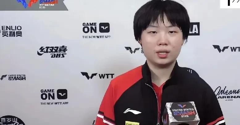 蒯曼的高情商，来见识一下。美国大满贯，她4比0战胜陈幸同。
蒯曼说：“和同姐交手