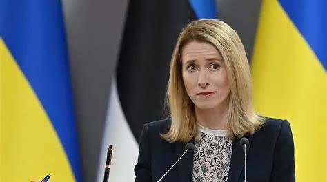 就在刚刚！
 
欧盟又一位女强人发话了，就是卡拉斯！
 
这位女强人发言