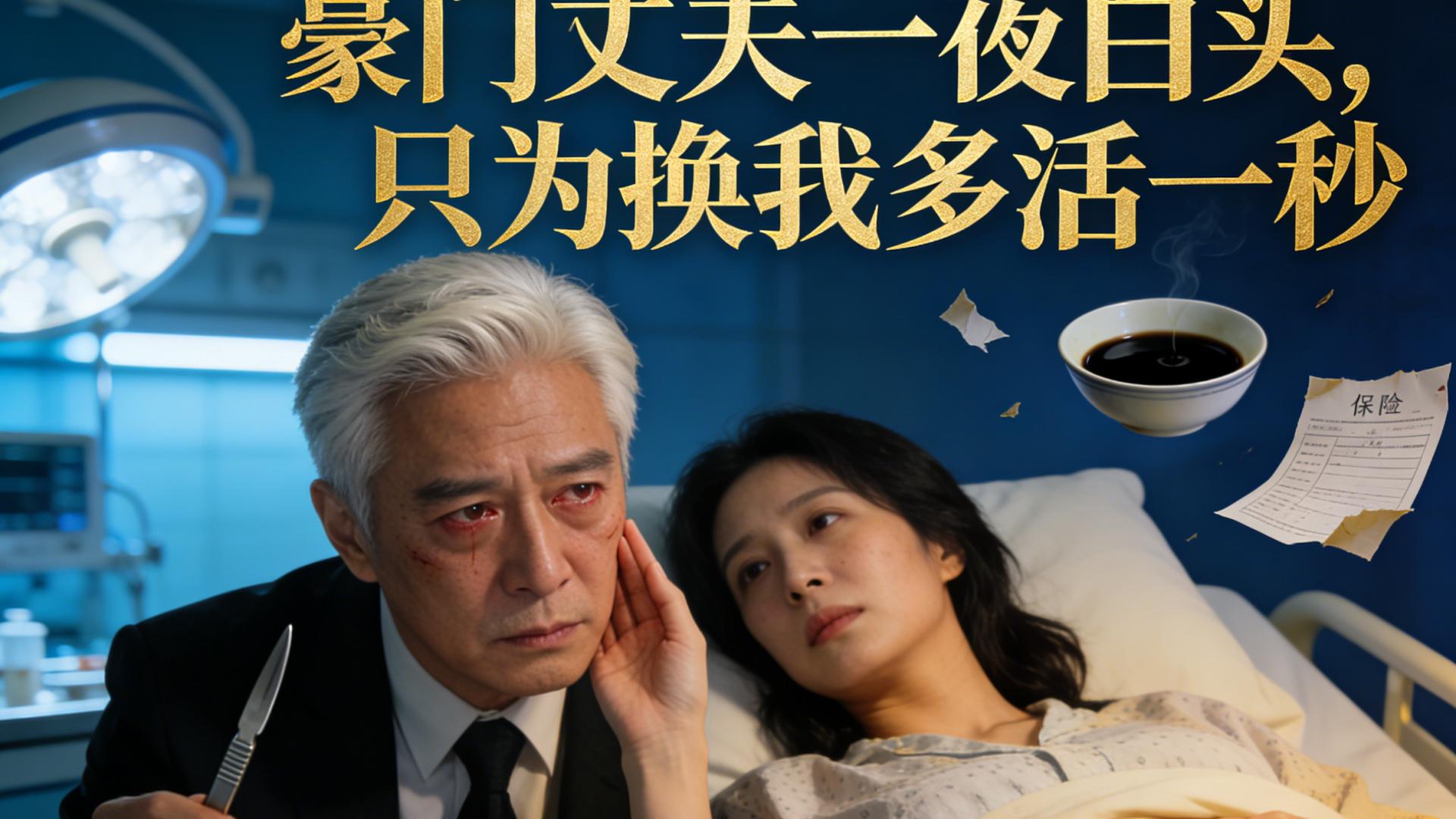 豪门丈夫一夜白头，只为换我多活一秒