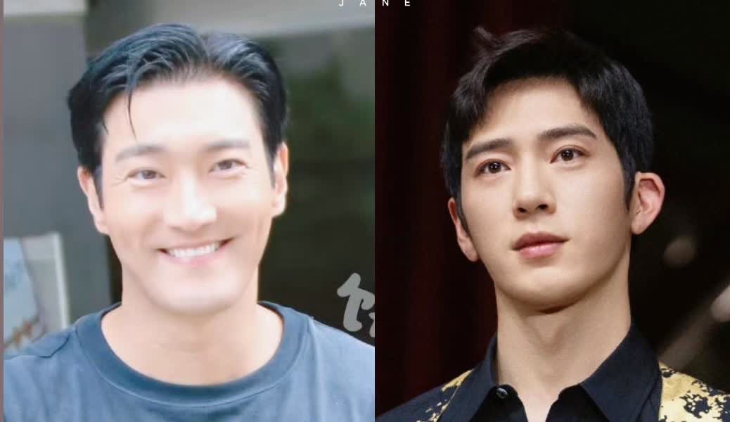 崔始源和井柏然
大表姐选井柏然一点也不意外
崔始源，韩国人，今年38岁，组合