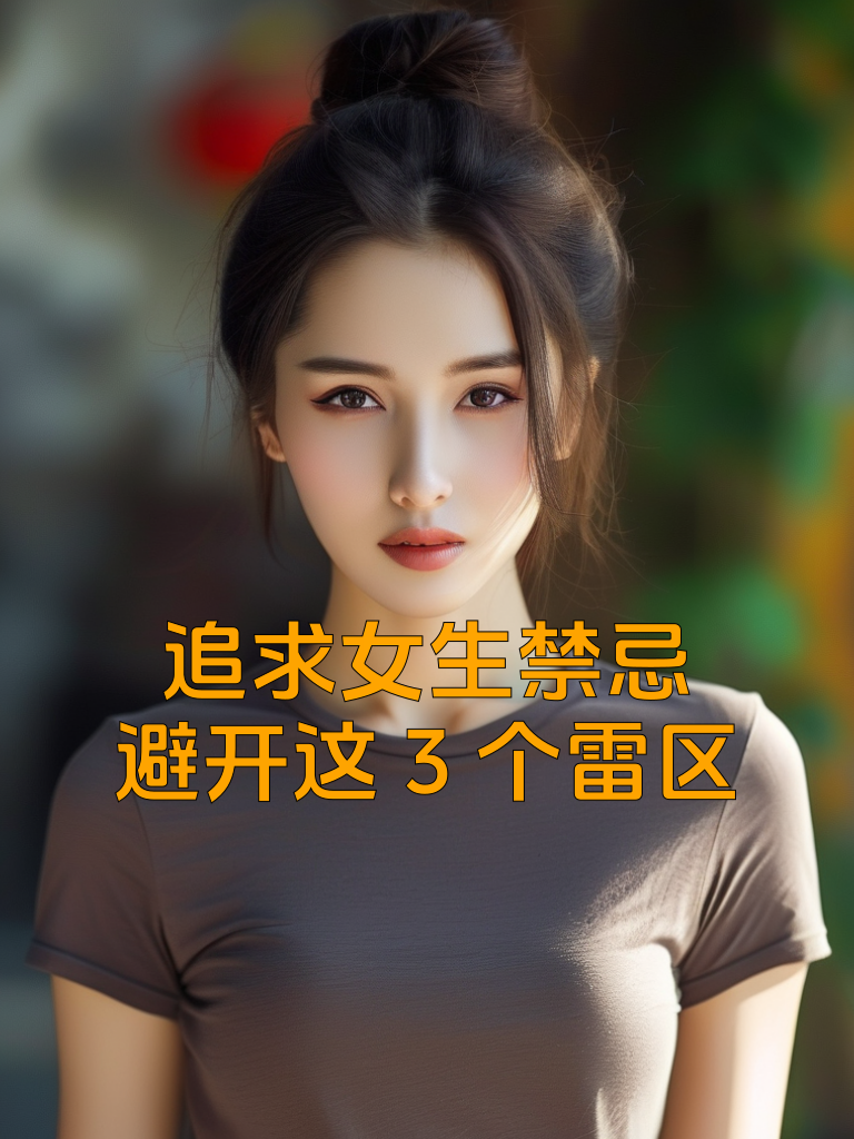 追求女生禁忌：避开这3个雷区