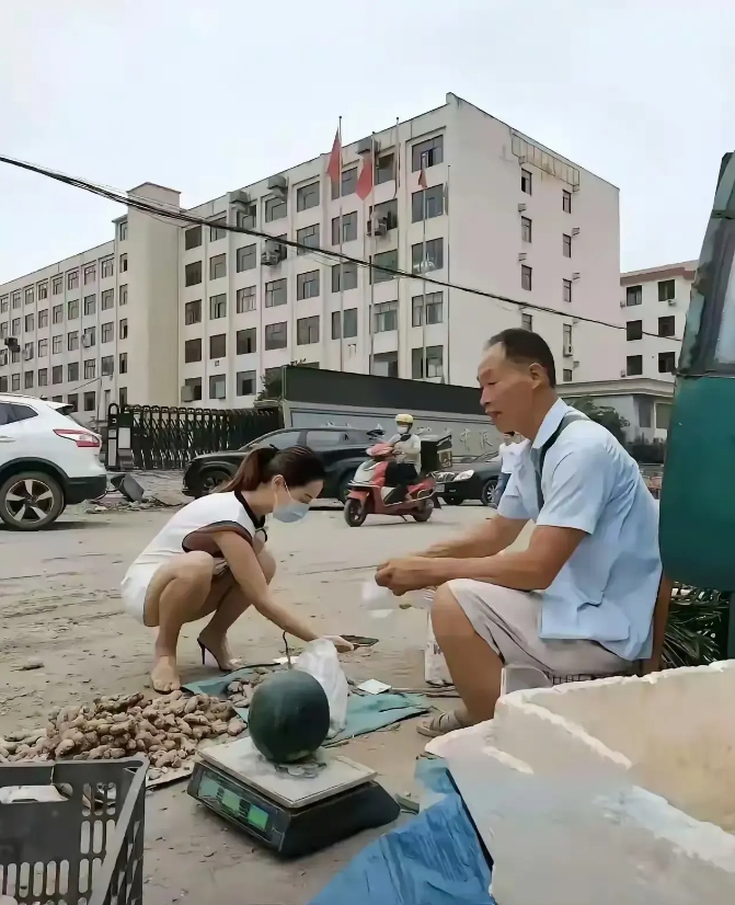 大哥你这是卖的西瓜还是冬瓜啊？