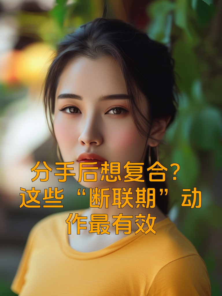 分手后想复合？这些“断联期”动作最有效