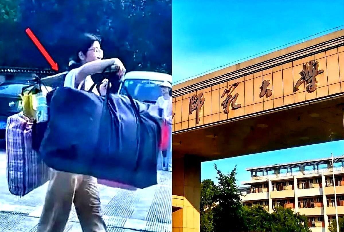 听到桂林“扁担女孩”刘燕准备报考师范，在县里教书的小姨说，她很不看好。
不过我觉