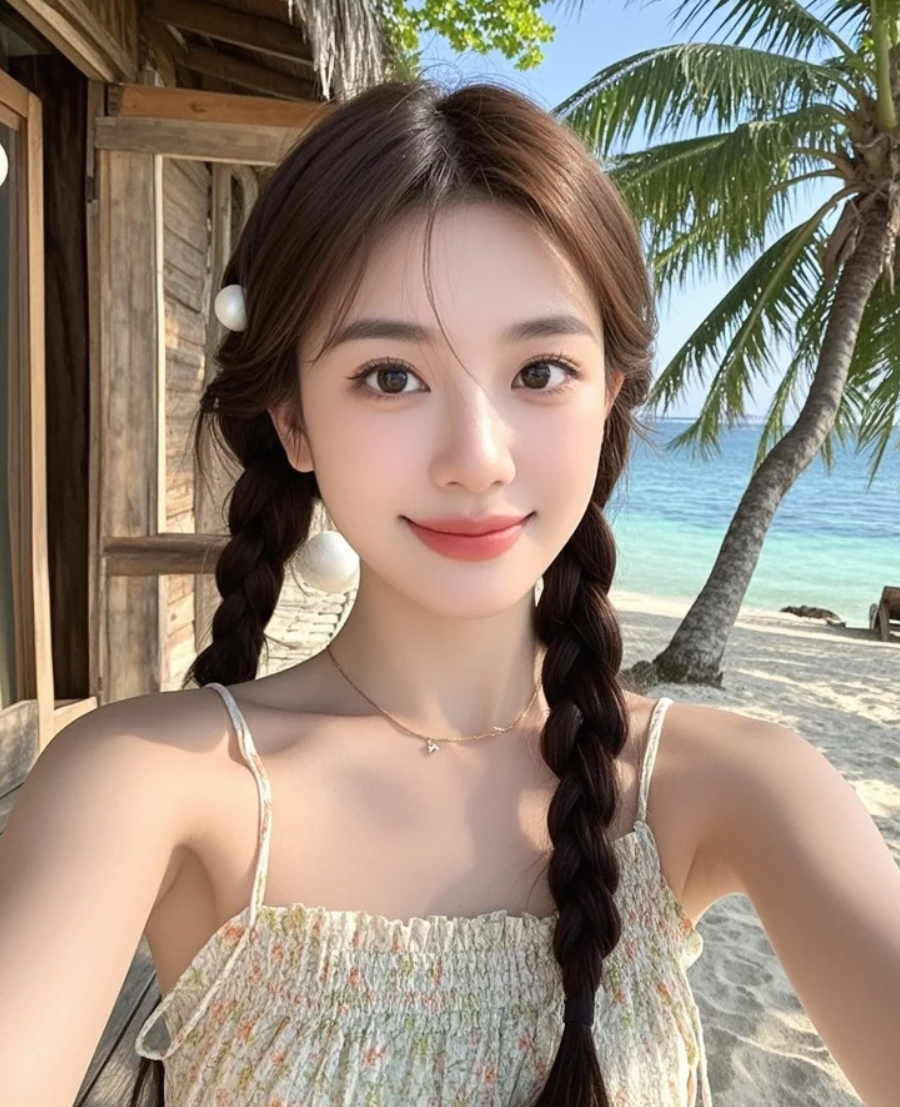 海风这么一吹，感觉颜值都UP了，同意不？