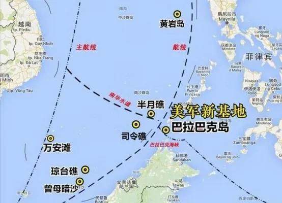 中国控制了巴拉巴克海峡和南华水道，那么中国应该会以古达为中心建设一个百万级大型城