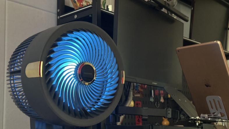 电竞房冷静利器！宫菱VEV空气循环扇：静音强风，持久作战不闷热