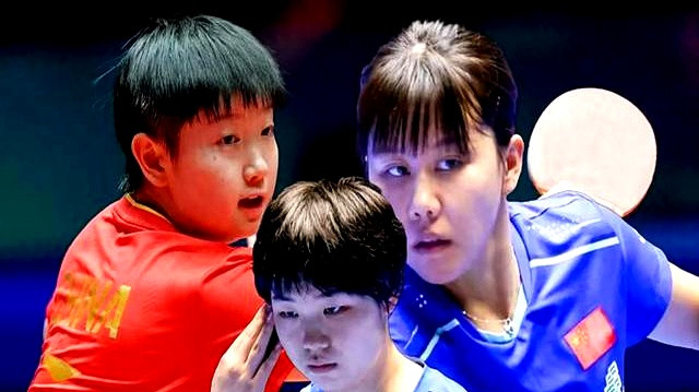 乒乓世界杯女单四强全出：孙颖莎，蒯曼，陈幸同，伊藤美诚