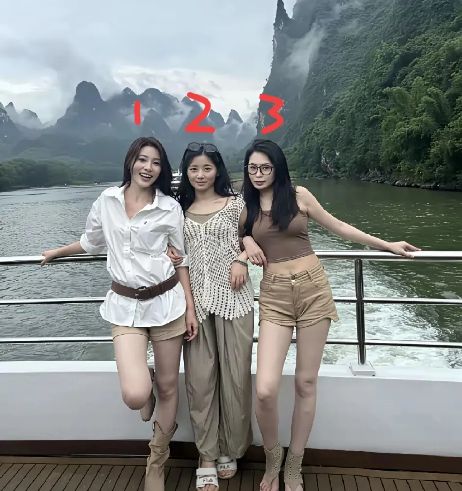 都是美女，倘若让你从三人中选一个做女朋友，你选谁；选一个当老婆，你又会选谁？
