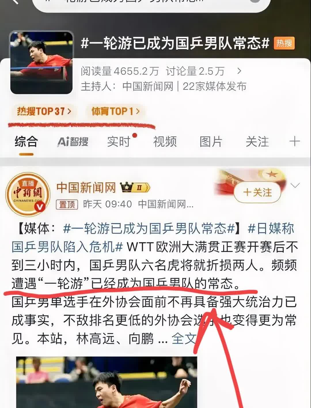王楚钦心想
没了我，这家得散？
我才一场比赛不在，就出了这等大事？是觉得我们