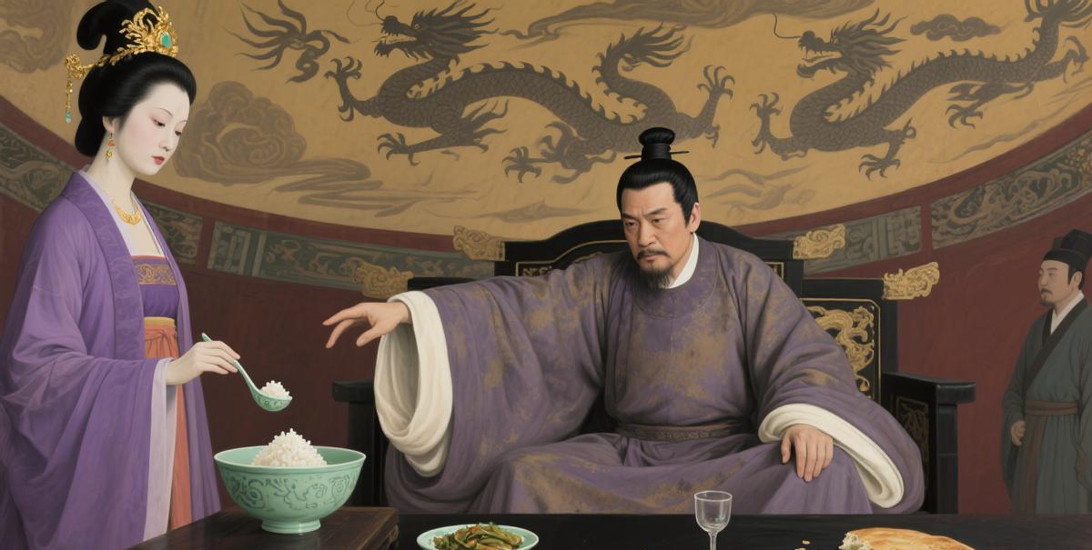 唐中宗李显被韦后管饭：龙袍袖子藏饼当零食，大臣见了假装没看见
帝王的窝囊，有时藏