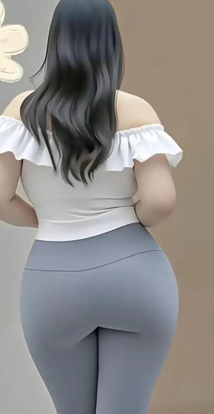 美女扭过身来吧！后面不好看，看了让人心里堵得慌[捂脸][捂脸]减减肥好了。[笑哭