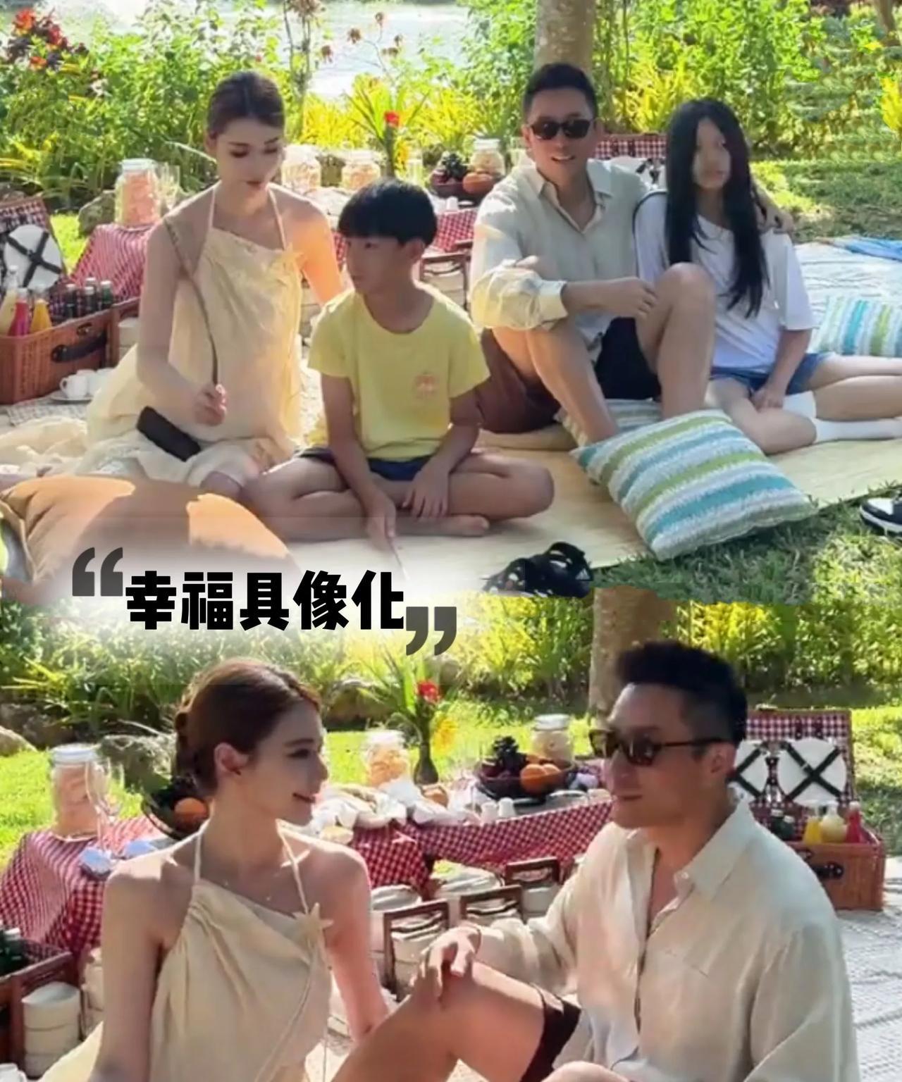 马筱梅越来越温柔了，看老公眼神有爱，玥儿姐弟也喜欢她，一家四口要稳稳的幸福呀#马