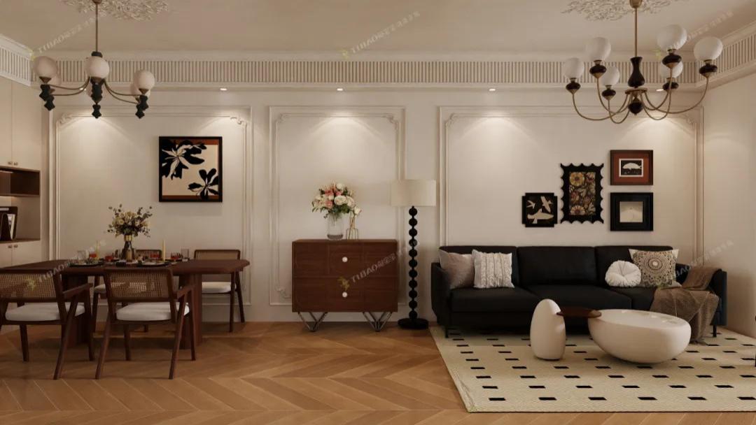 104㎡，藏着法式生活的浪漫