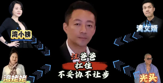 湾湾那一家子太奇葩了，占着豪宅谈条件，今天发个声明，明天弄个动态，就是想拖延时间