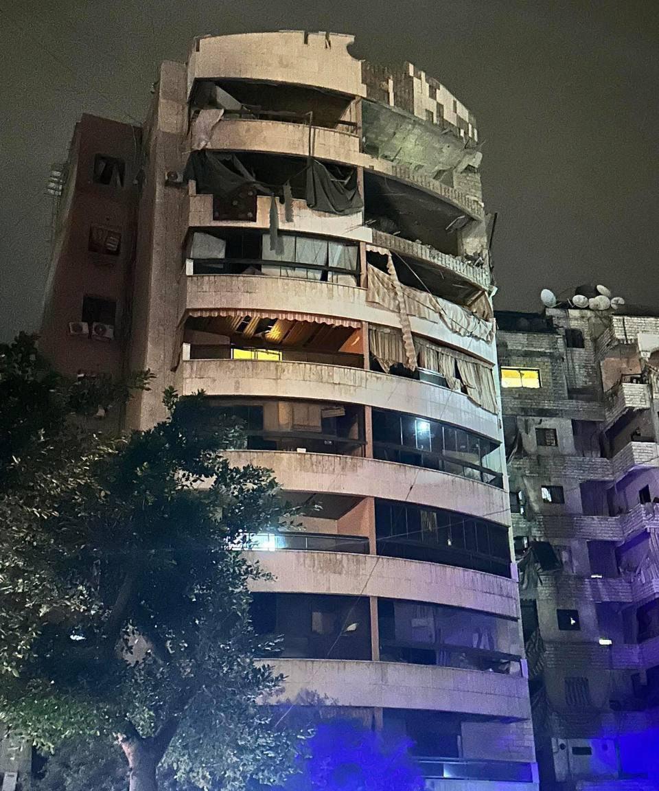 大约2小时前，以色列国防军在贝鲁特市中心发动袭击：3名恐怖分子被消灭。
