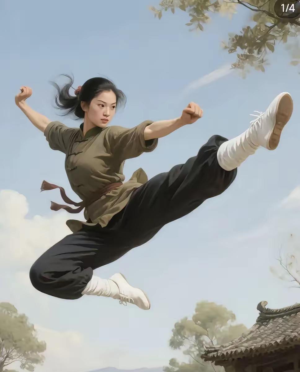 七律·燕子飞
身似灵燕掠碧空，矫姿惊破半天风。
拳挥若有千钧力，腿踢浑如百练弓。