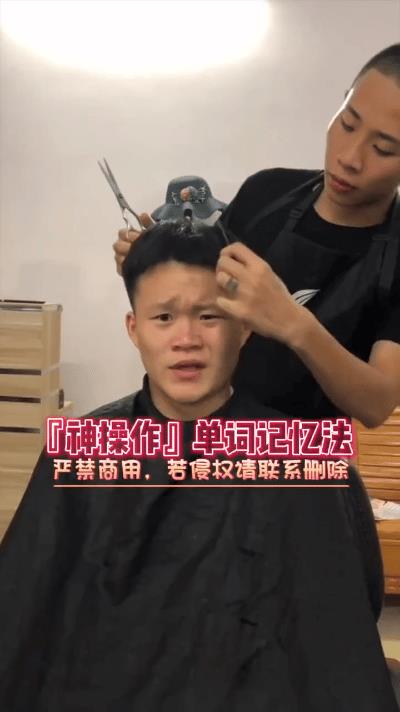 山城小栗旬给二狗理发？这波操作笑疯全网！  
重庆理发师“山城小栗旬”街头抓来二
