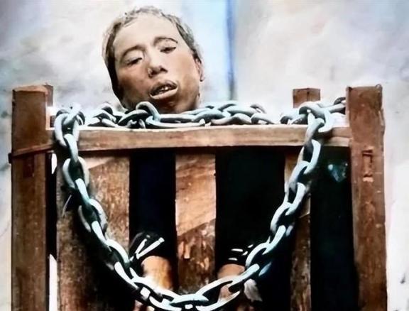15岁太平天国幼主洪天贵福被押赴刑场，一路哭喊，百姓扔菜叶。



1864年1