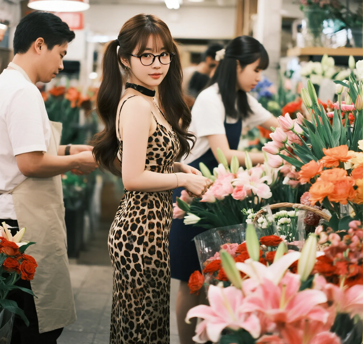 一堆花，一个人：清纯美眉的花店时光图集，静谧而美好