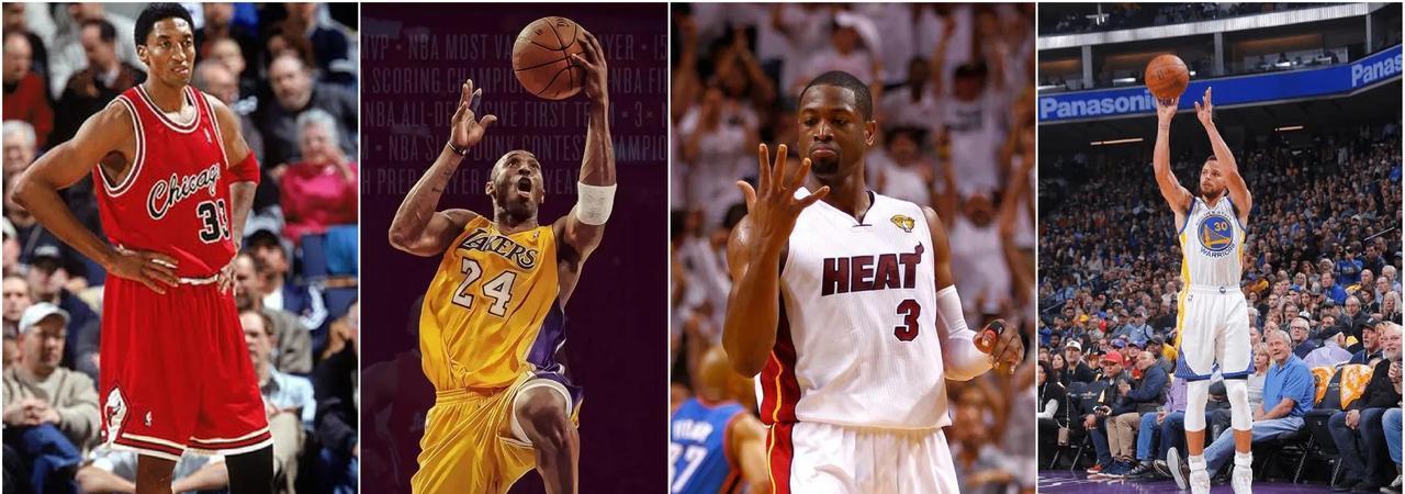 美媒列举NBA90年代后连胜球队最强二当家名单：
第一位：皮蓬！公牛两个3连冠时