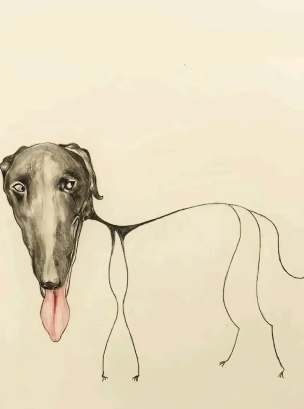 一万多元学费换来的画作，儿子画的狗竟长这样！