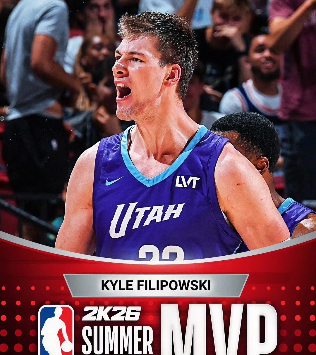 爵士次轮秀逆袭——当选夏联MVP！
NBA于今日公布了2025NBA夏季联赛MV