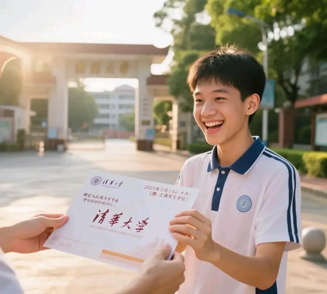 #分享城市新鲜事#2025年佛山首封清华录取通知书送达！少年梦想成真的高光时刻