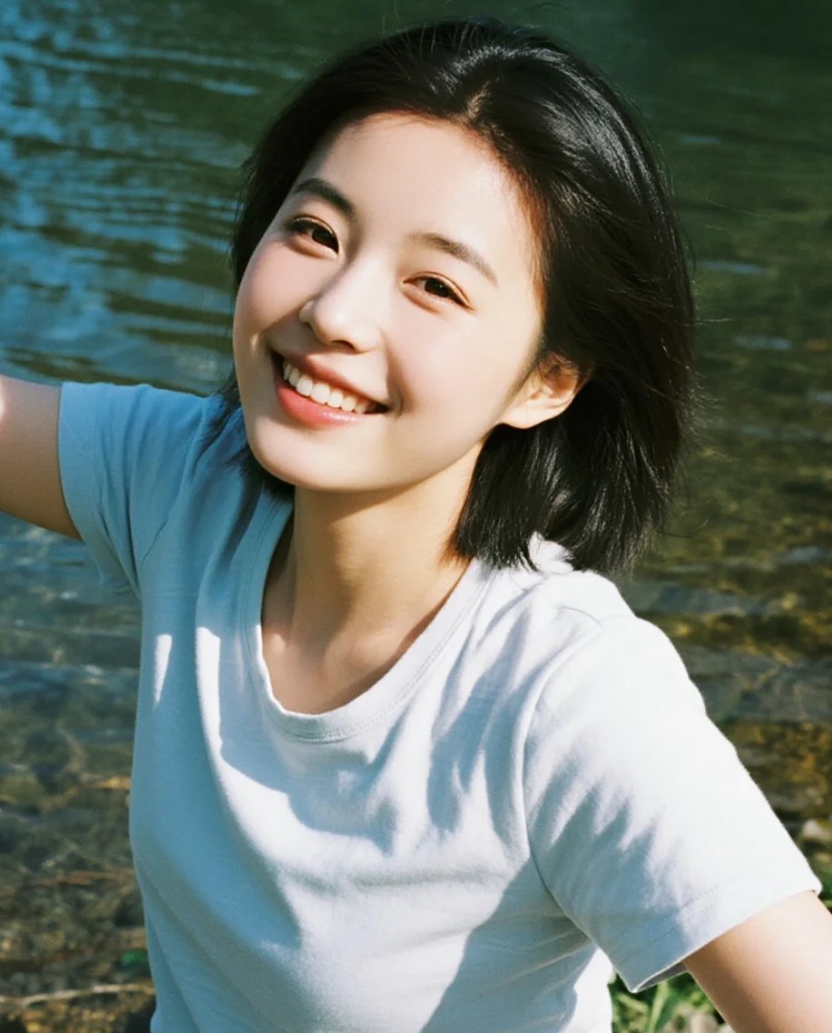 小姐姐的笑容太甜了，小心别被甜晕过去