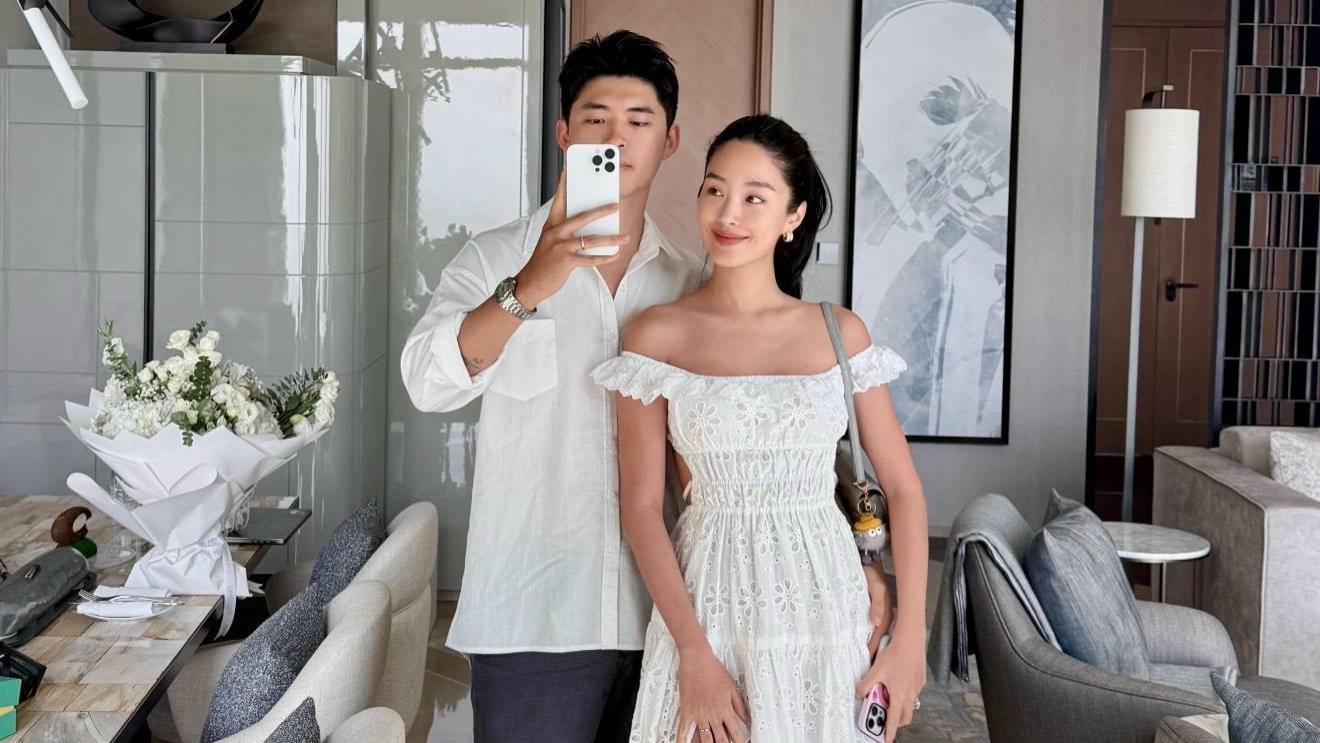 杨采钰老公张向荣晒夫妻合照为老婆庆生：从“资源咖”到幸福辣妈，与“霸总”丈夫的破局之恋