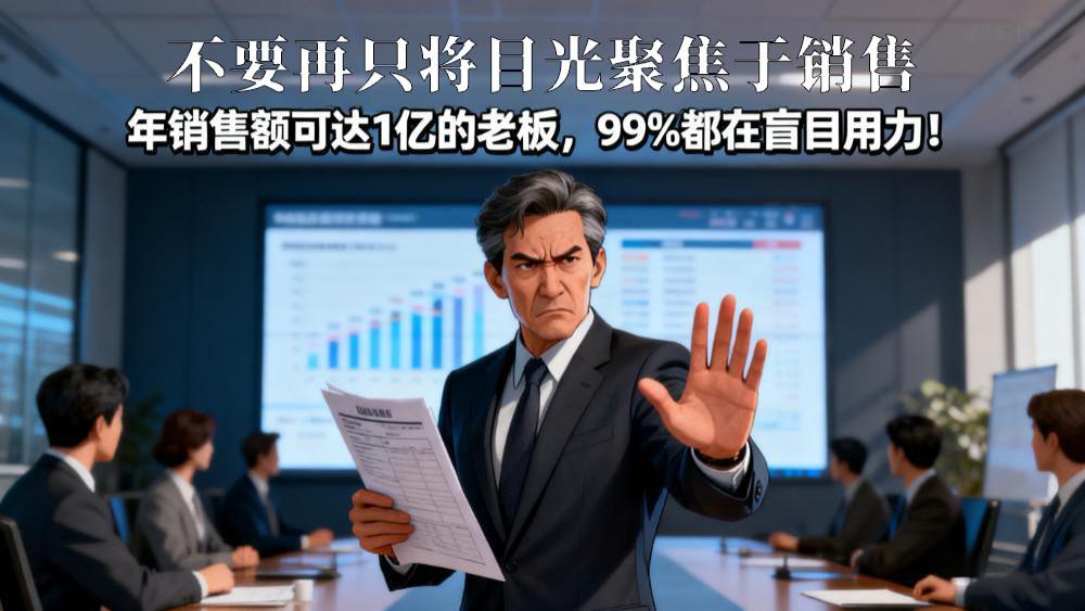 三板斧破解销售破亿困境，企业实现10倍增长